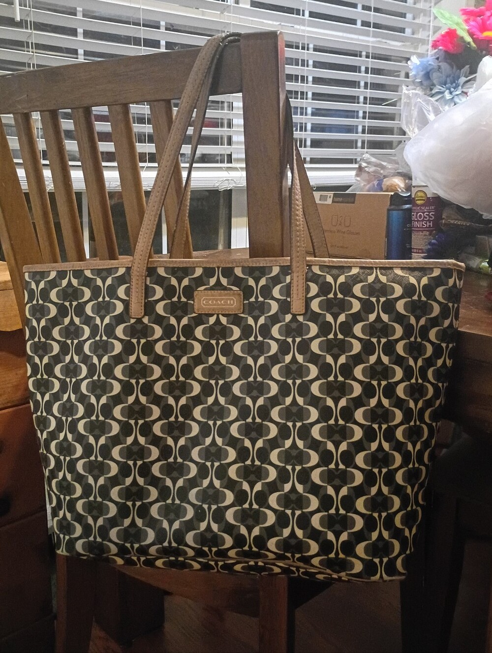 Coach Park Madison Signature Tote